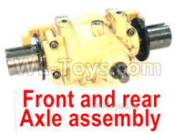 HG P408 Parts-Front and rear axle assembly-4ASS-PA014,HG P408 Kfor Parts,HG P408 Humvee RTR Parts