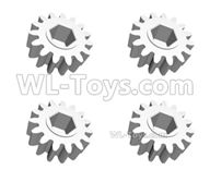 HG P408 Parts-Shift low speed tooth 02-4pcs-T=15,M=0.8-HM19-007,HG P408 Kfor Parts,HG P408 Humvee RTR Parts