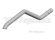 HG P408 Parts-HM exhaust pipe 02-HM19-010,HG P408 Kfor Parts,HG P408 Humvee RTR Parts