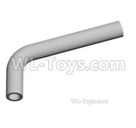 HG P408 Parts-HM exhaust pipe 03-HM19-011,HG P408 Kfor Parts,HG P408 Humvee RTR Parts