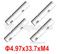 HG P408 Parts-Short output shaft-4pcs- Φ4.97x33.7xM4-HGHMWJ-008,HG P408 Kfor Parts,HG P408 Humvee RTR Parts