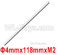 HG P408 Parts-rotation lever For the Rear lid-Φ4mmx118mmxM2-HGHMWJ-040,HG P408 Kfor Parts,HG P408 Humvee RTR Parts