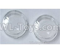 HG P408 Parts-Front headlight cover(2pcs)-HMVEE-0617,HG P408 Kfor Parts,HG P408 Humvee RTR Parts