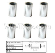 HG P408 Parts-Aluminum tube for the Planetary hood(6pcs)-Φ4XΦ3X5.4mm-HGHMWJ-011,HG P408 Kfor Parts,HG P408 Humvee RTR Parts