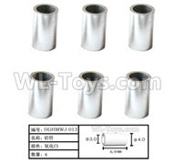 HG P408 Parts-Aluminum tube for the Rear door B(6pcs)-Φ4XΦ3X6.9mm-HGHMWJ-013,HG P408 Kfor Parts,HG P408 Humvee RTR Parts