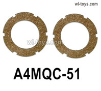 HG P410 Parts A4MQC-51 anti-skid washer,Anti-slip washer for 1/10 HengGuan P410 Raptor Pickup RC Car Vehicles Model.Total 2pcs.