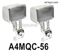 HG P410 Parts A4MQC-56 headlight searchlight assembly for 1/10 HengGuan P410 Raptor Pickup RC Car Vehicles Model.