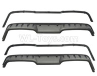 HG P601 Rear wheel plate + fixed strip set Parts-P10097+098+099+100,HG P601 6x6 1/10 Parts