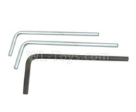 HG P601 Parts-Allen wrench set(3pcs Parts-1.5mm, 2.0mm, 2.5mm)-W02016+017+018,HG P601 6x6 1/10 Parts