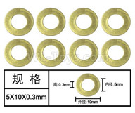 HG P601 washer(8pcs) Parts-5x10x0.3mm-W04010,HG P601 6x6 1/10 Parts