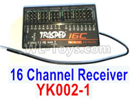 HG P602 Parts-YK002-1 Receiver,16 cHANNEL Receiver board,HG P602 1/12 Parts
