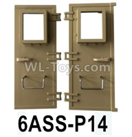 HG P602 Parts-Rear Door assembly,Left and Right-6ASS-P14,HG P602 1/12 Parts