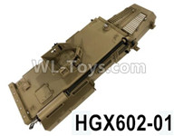 HG P602 Parts-Upper surface cover assembly-HGX602-01,HG P602 1/12 Parts