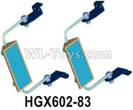 HG P602 Parts-Rearview mirror assembly,HGX602-83,Total 2 set,HG P602 1/12 Parts