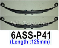 HG P602 Parts-Cushioning steel plate assembly 1 (Length：125mm),2pcs, 6ASS-P41,HG P602 1/12 Parts