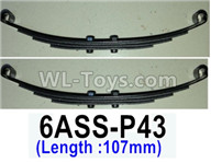 HG P602 Parts-Cushioning steel plate assembly 3 (Length：107mm),2pcs,6ASS-P43,HG P602 1/12 Parts