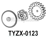 HG P602 Parts-Clutch gear set-TYZX-0123,HG P602 1/12 Parts