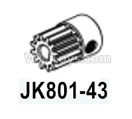 HG P602 Parts-Motor Gear-JK801-43,HG P602 1/12 Parts