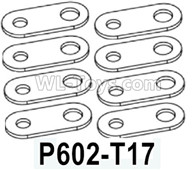 HG P602 Parts-Rear leaf spring-P602-T17,total 8pcs,HG P602 1/12 Parts