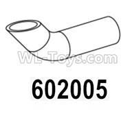 HG P602 Parts-Elbow (exhaust pipe)-602005,HG P602 1/12 Parts