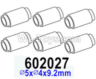 HG P602 Parts-Activities iron set-602027,Total 6pcs,∅5x∅4x9.2mm,HG P602 1/12 Parts
