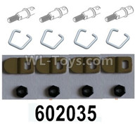 HG P602 Parts-Box cover pin-602035-Total 4 set,HG P602 1/12 Parts