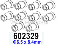 HG P602 Parts-Ball Head-602329,Total 10pcs,Φ6.5x8.4mm,HG P602 1/12 Parts