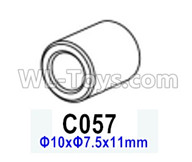 HG P602 Parts-Middle Gearbox positioning sleeve-C057-Φ10xΦ7.5x11mm,HG P602 1/12 Parts