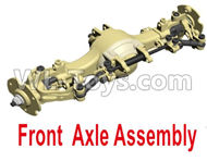 HG P803A 8ASS-P0020 Parts.Front Axle unit.Green or Yellow color.HG RC Models HEMTT 8X8 M983 US Army Military Vehicle Spare Accessories.