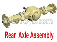 HG P803A 8ASS-P0019 Parts.Rear Axle unit.Green or Yellow color.HG RC Models HEMTT 8X8 M983 US Army Military Vehicle Spare Accessories.