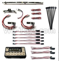 HG P803A WE7021 Parts.Eight wheel light set.HG RC Models HEMTT 8X8 M983 US Army Military Vehicle Spare Accessories.