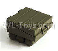 HG P803A 8ASS-P0013 Parts.Air brake box. Green or Yellow.HG RC Models HEMTT 8X8 M983 US Army Military Vehicle Spare Accessories.