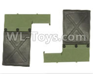 HG P803A 8ASS-125 Parts.801 Mud plate.(Green-Can only be used for HG-801).HG RC Models HEMTT 8X8 M983 US Army Military Vehicle Spare Accessories.