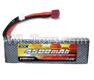 HG P803A QDBZ1001 Parts.7.4V 4500MAH Battery Packs Parts.7.4V 4500MAH lI-Poli 30C Pack(1pcs).HG RC Models HEMTT 8X8 M983 US Army Military Vehicle Spare Accessories.