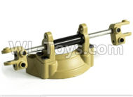 HG P803A 8ASS-151 Parts.Steering unit. Green or Yellow.HG RC Models HEMTT 8X8 M983 US Army Military Vehicle Spare Accessories.