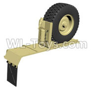 HG P803A 8ASS-34 Parts.Right wheel cover. Green or Yellow.HG RC Models HEMTT 8X8 M983 US Army Military Vehicle Spare Accessories.