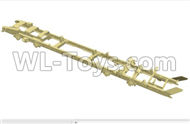 HG P803A 8ASS-158 Parts.Truck Frame unit. Green or Yellow.HG RC Models HEMTT 8X8 M983 US Army Military Vehicle Spare Accessories.