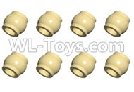 HG P803A C013 Parts.Steering rod ball head Parts.8pcs).HG RC Models HEMTT 8X8 M983 US Army Military Vehicle Spare Accessories.
