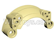 HG P803A JK001-01 Parts.teering shaft mount. Green or Yellow.HG RC Models HEMTT 8X8 M983 US Army Military Vehicle Spare Accessories.