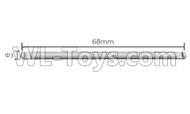 HG P803A C034 Parts.Steering rod movable shaft.HG RC Models HEMTT 8X8 M983 US Army Military Vehicle Spare Accessories.