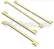 HG P803A JK002-09/10 Parts.Zinc alloy long Truck Body Fastening piece.(Green Color,Can only be used for HG-P801).HG RC Models HEMTT 8X8 M983 US Army Military Vehicle Spare Accessories.