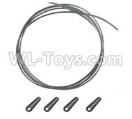 HG P803A C052 Parts.Steering rope. Total 2pcs.HG RC Models HEMTT 8X8 M983 US Army Military Vehicle Spare Accessories.