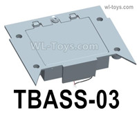 HG P806 Parts Battery box assembly. TBASS-03. Two Colors you can choose. Yellow or Green,HG P806 TRASPED Semi Trailer Parts,HG P806 1/12 Truck Parts