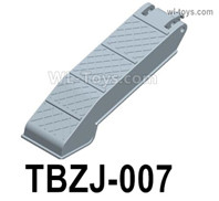 HG P806 Parts Right tail plate assembly.TBZJ-007. Two Colors you can choose. Yellow or Green.HG P806 TRASPED Semi Trailer Parts,HG P806 1/12 Truck Parts