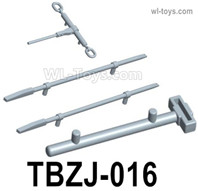 HG P806 Parts Tool decoration set. TBZJ-016. Two Colors you can choose. Yellow or Green.HG P806 TRASPED Semi Trailer Parts,HG P806 1/12 Truck Parts