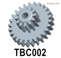 HG P806 Parts Driven tooth C. TBC002. M=0.5, Z=26, M1=0.5, Z1=12.HG P806 TRASPED Semi Trailer Parts,HG P806 1/12 Truck Parts