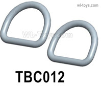 HG P806 Parts Pull ring. TBC012. Total 2pcs. Two Colors you can choose. Yellow or Green.HG P806 TRASPED Semi Trailer Parts,HG P806 1/12 Truck Parts
