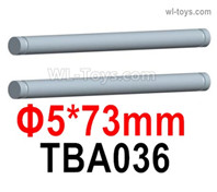 HG P806 Parts Tailboard movable shaft. TBA036. The size is Φ5X73mm. Total 2pcs.HG P806 TRASPED Semi Trailer Parts,HG P806 1/12 Truck Parts