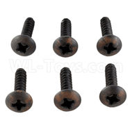 HSP 94188 spare parts-02083 BT 3X12 BH Screws,Pan head Self-Tapping Screws(6pcs),HSP 94188 RC Car Truck Parts,HSP 1:10 RC Truck Spare parts Accessories,HSP 94188 Official Parts