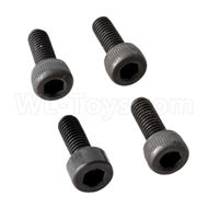 HSP 94188 spare parts-02095-M3X8 Cap Head screws with inner hexagon(4pcs),HSP 94188 RC Car Truck Parts,HSP 1:10 RC Truck Spare parts Accessories,HSP 94188 Official Parts
